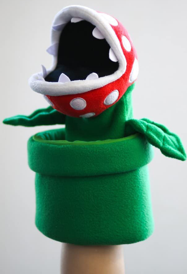 Мягкая игрушка Super Mario: Piranha Plant Puppet (26 см)