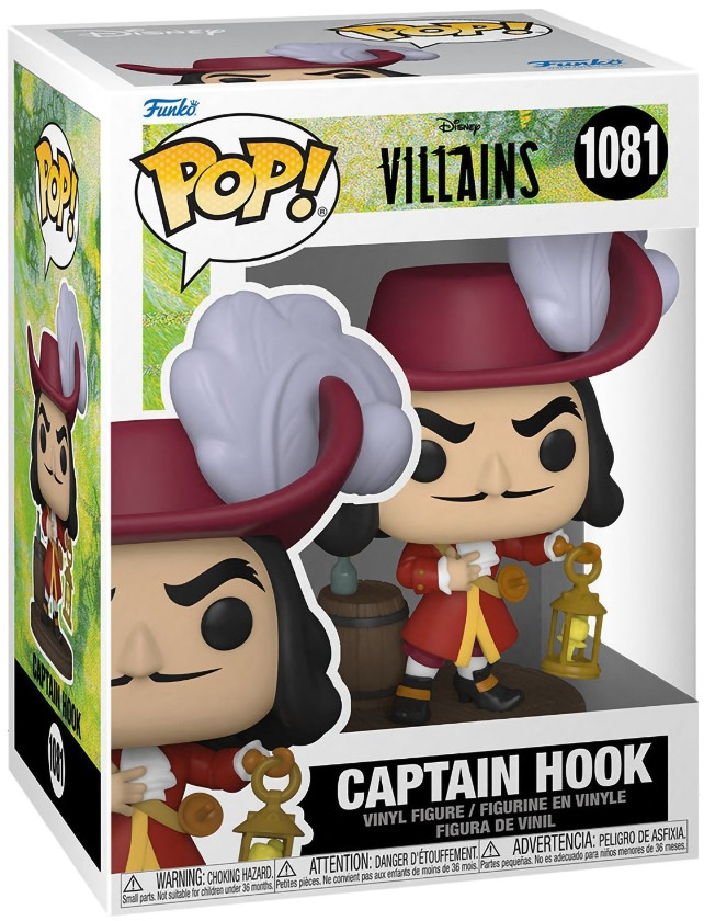  Funko POP: Disney Villains  Villains Captain Hook (9,5 )