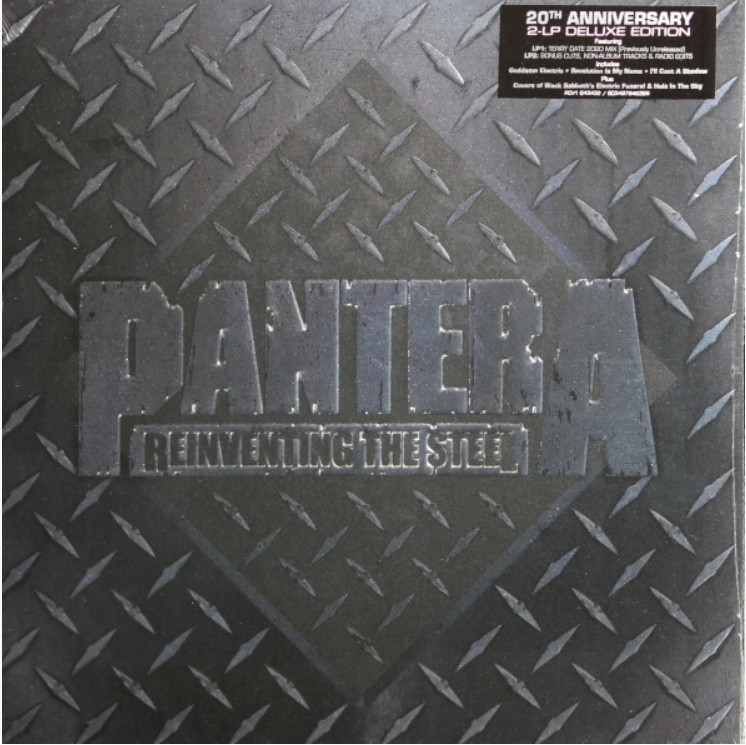 PANTERA  20th Anniversary  Reinventing The Steel  Silver Vinyl  2LP + ����� ��� ������� LP � ����������� 250�� �����