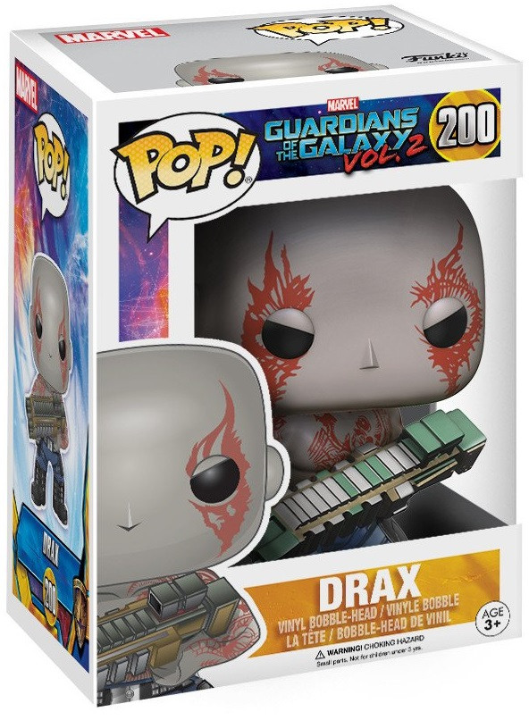  Funko POP Marvel: Guardians Of The Galaxy Vol. 2  Drax Bobble-Head (9,5 )