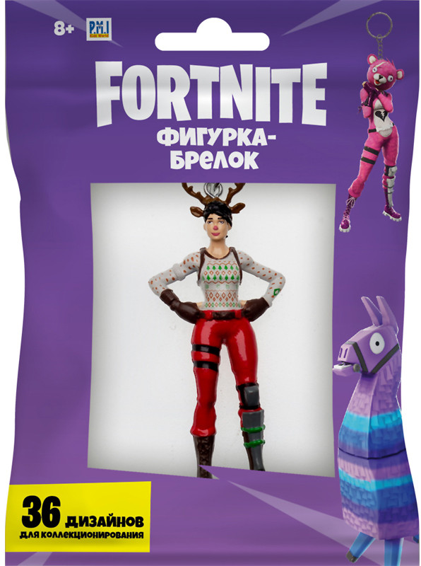 Фигурка-брелок Fortnite: Красноносый рейдер (7 см)