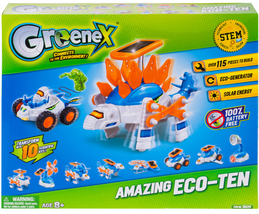 Набор Greenex: Зеленая энергия 3 в 1 (36524: Amazing Toys)