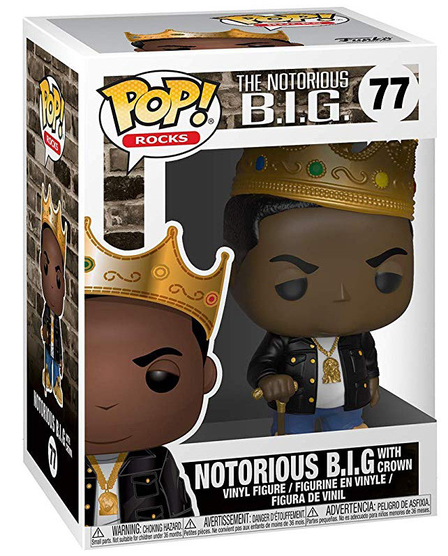  Funko POP Rocks: The Notorious B.I.G.  Notorious B.I.G. With Crown (9,5 )