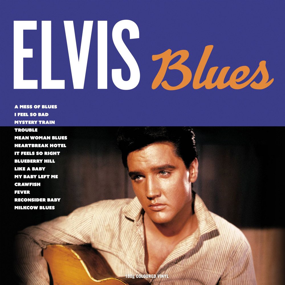 PRESLEY ELVIS  Elvis Blues  Coloured Blue Vinyl  LP + Конверты внутренние COEX для грампластинок 12" 25шт Набор