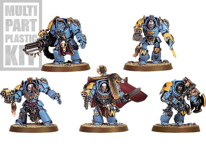 ����� �������� Warhammer 40,000. Space Wolves Wolf Guard Terminators