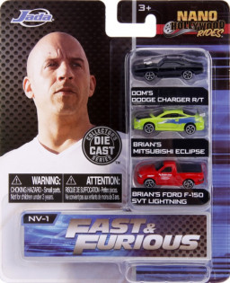 Набор машинок Hollywood Rides: Fast & Furious (3 шт.)