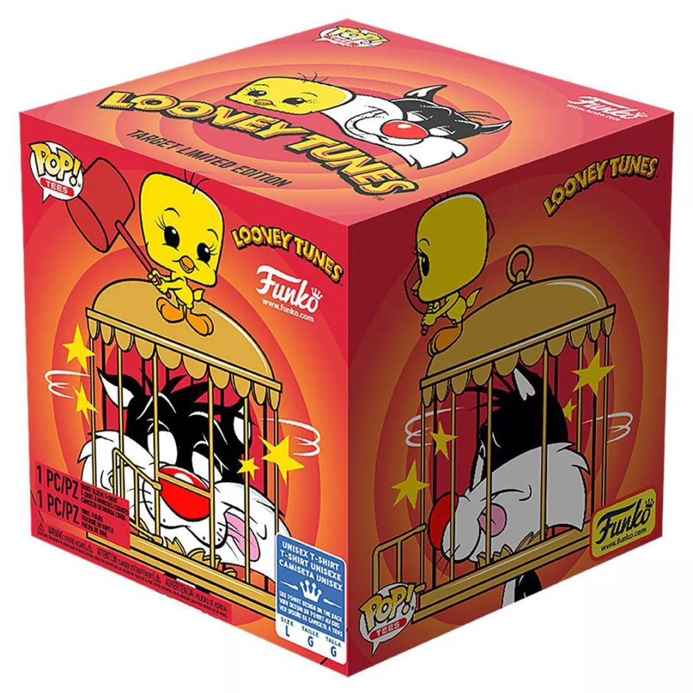   +  Funko Pop Tees: Looney Tunes – Sylvester & Tweety