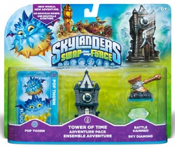 Skylanders. Swap Force.  : Pop Thorn, Tower of Time, Sky Diamond, Battle Hammer [PS3  Xbox 360]