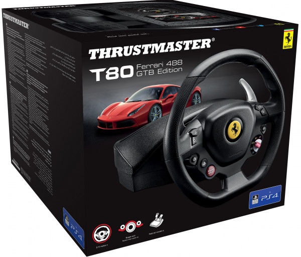 Руль Thrustmaster T80 Ferrari 488 GTB Edition для PS4 / PC