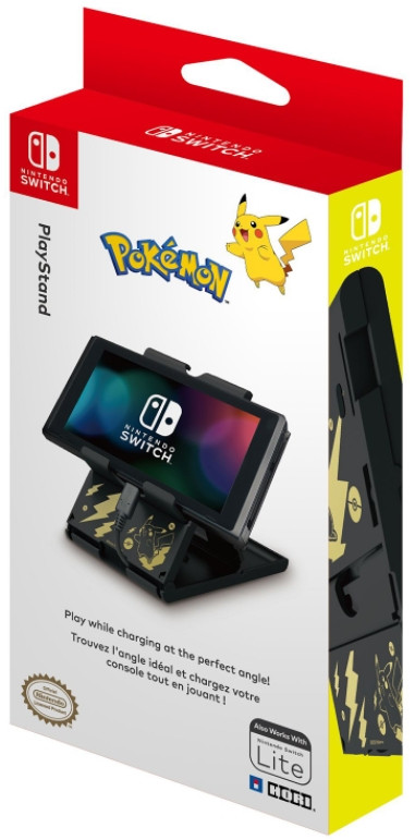 Подставка Hori – Pikachu Black & Gold для Nintendo Switch (NSW-294U)