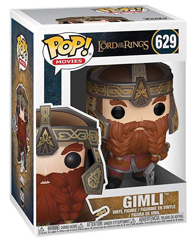  Funko POP Movies: Lord Of The Rings  Gimli (9,5 )