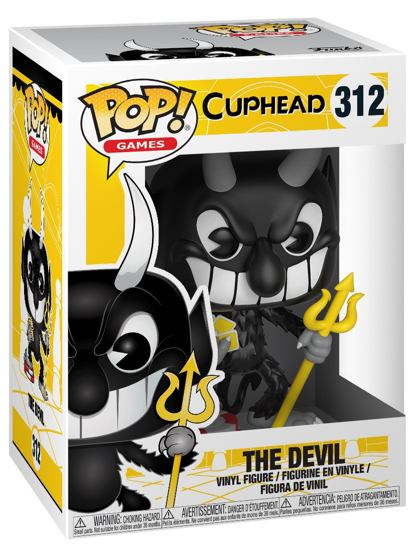 Фигурка Funko POP Games: Cuphead – The Devil (9,5 см)