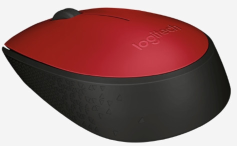 Мышь Logitech M171 беспроводная для PC (красная) (910-004641)
