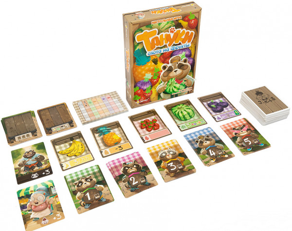 Настольная игра Тануки: Охота на фрукты