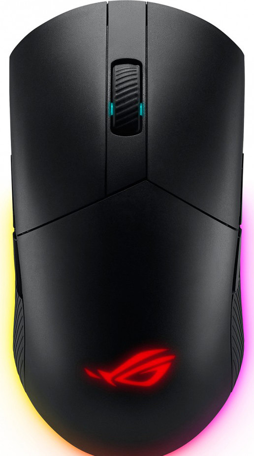 Мышь ASUS ROG Pugio II игровая беспроводная с подсветкой для PC (черный) (90MP01L0-BMUA00)