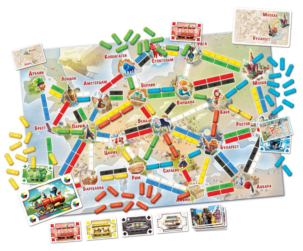 ���������� ���� Ticket To Ride Junior: ������