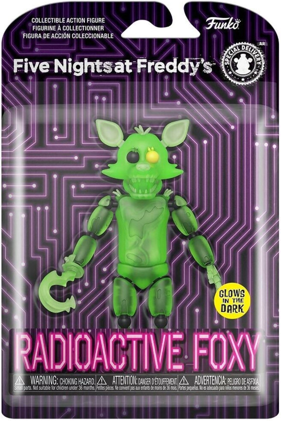 Funko Action Figures: Five Nights At Freddy`s S7  Radioactive Foxy [Glows In The Dark] (14 )