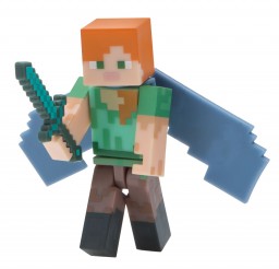  Minecraft: Alex With Elytra Wings (8 )