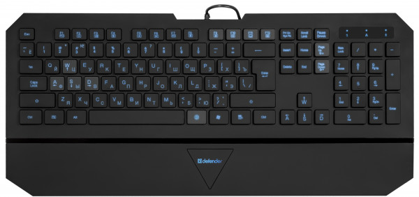 Клавиатура Defender Oscar SM-660L Pro RU, 4 уровня подсветки USB для PC (черный) (45662)