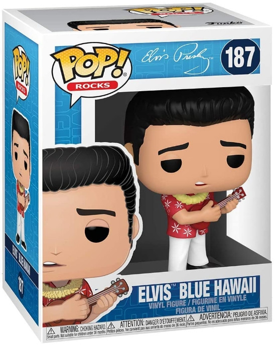  Funko POP Rocks: Elvis Presley   Elvis Blue Hawaii (9,5 )