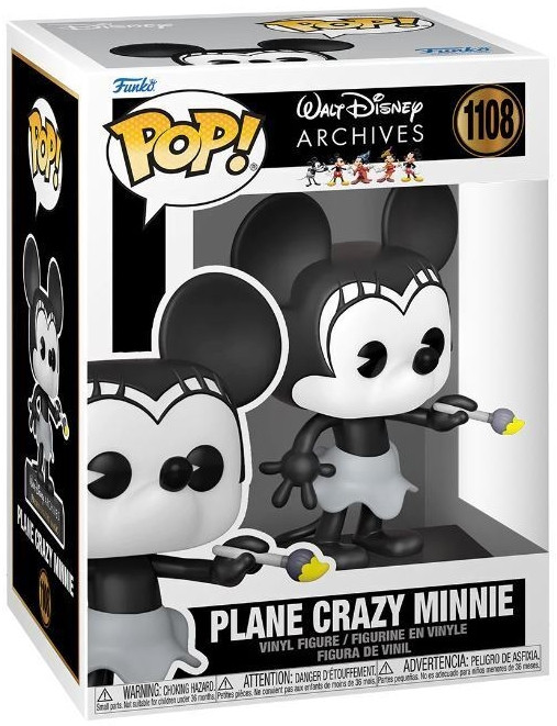 Фигурка Funko POP Walt Disney: Archives – Plane Crazy Minnie (9,5 см)