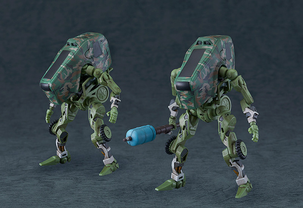 Набор из 2 фигурок-сборных моделей Moderoid Obsolete: Improvised Armed Exoframe 2-Pack 1/35 (8,5 см)
