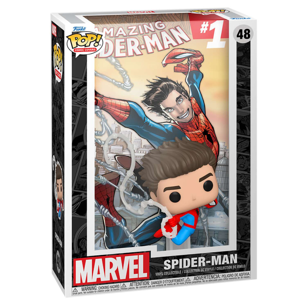 Фигурка Funko POP Comic Covers: Marvel Amazing Spider-Man №1 – Spider-Man (9,5 см)