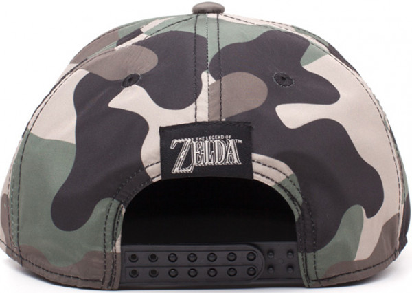 Бейсболка Zelda: Screen Print Camouflage 3D Embroidery Snapback