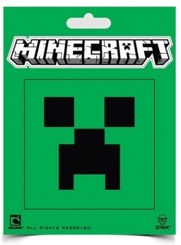  Minecraft. Creeper Face Sticker