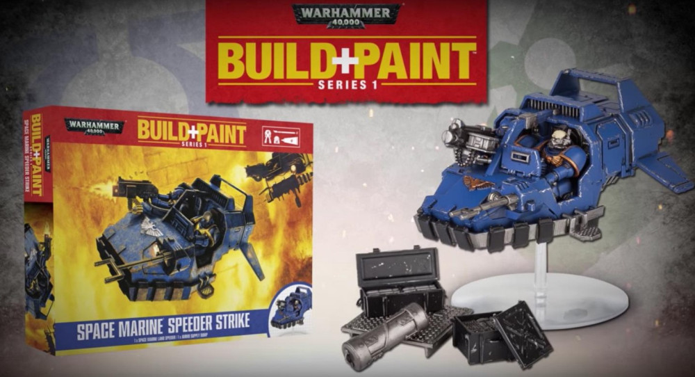 Warhammer 40 000: Miniatures Build+Paint  Space Marine Speeder Strike