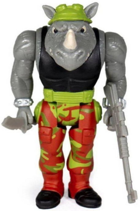  ReAction Figure Teenage Mutant: Ninja Turtles  Rocksteady (9 )