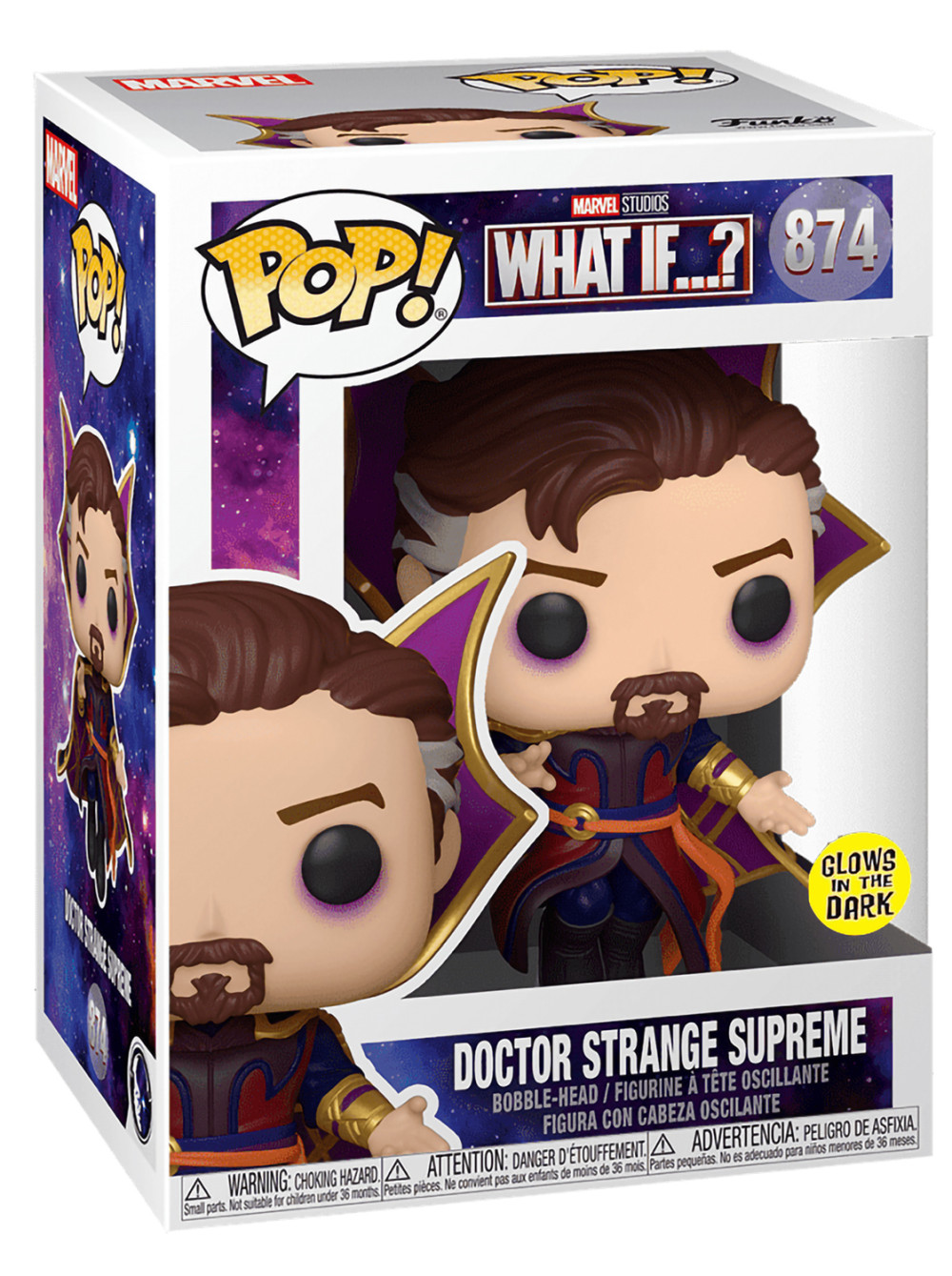  Funko POP: Doctor Strange Supreme Glows In The Dark Bobble-Head (9,5 )