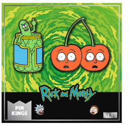 Набор значков Rick And Morty 1.1 Рассол и Вишня Pin Kings 2-Pack