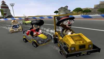 Скриншот из игры ModNation Racers