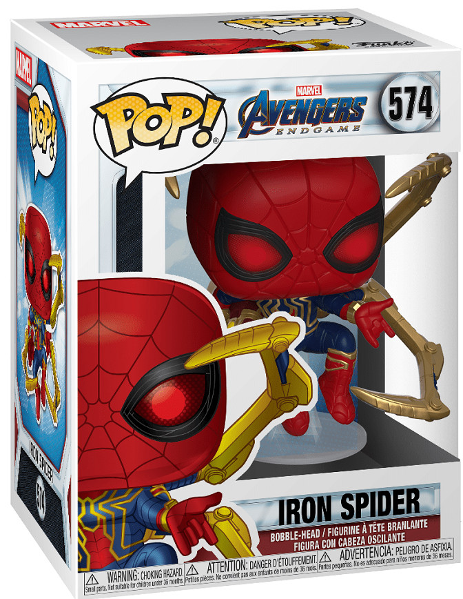  Funko POP Marvel: Avengers Endgame  Iron Spider With Nano Gauntlet Bobble-Head (9,5 )