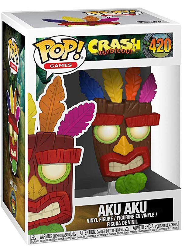  Funko POP Games: Crash Bandicoot  Aku Aku (9,5 )