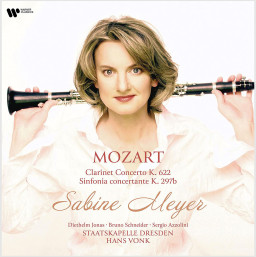 Sabine Meyer and Staatskapelle Dresden  Mozart Clarinet Concerto K.622, Sinfonia Concertante K.297b (LP)