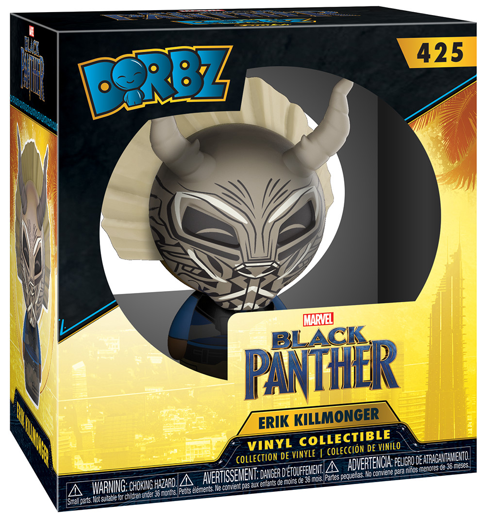  Funko Dorbz: Marvel Black Panther  Erik Killmonger Panther GITD (9,5 )
