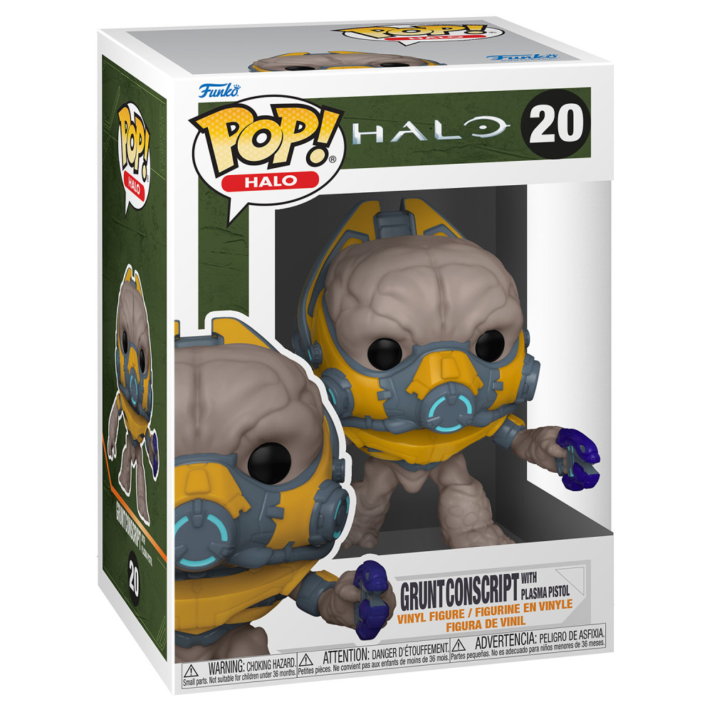  Funko POP Halo: Halo Infinite  Grunt Conscript With Plasma Pistol (9,5 )