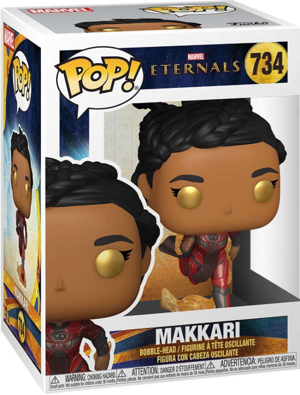 Фигурка Funko POP Marvel: Eternals – Makkari Bobble-Head (9,5 см)
