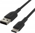 Кабель Belkin PVC USB-A/Lightning, 2м (черный) (CAA001bt2MBK)