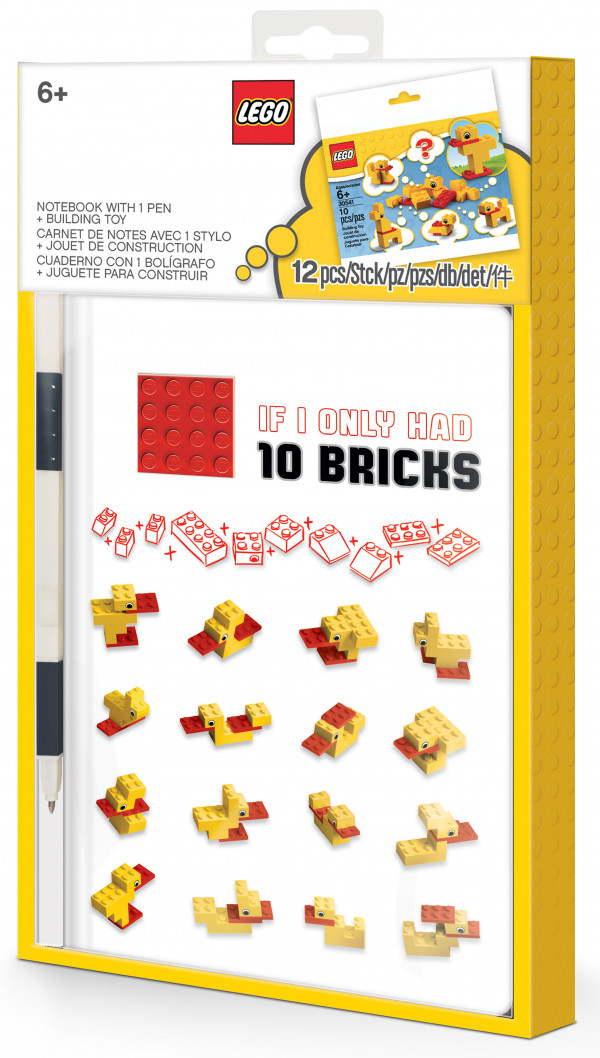Канцелярский набор LEGO с конструктором LEGO: Classic – Duck Build