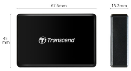 ��������� Transcend USB3.0 CFast Card Reader (������) (TS-RDF2)