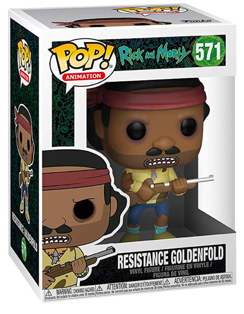   Funko POP Animation: Rick And Morty  Resistance Goldenfold (9,5 )