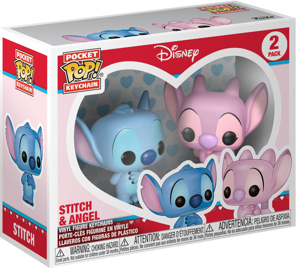  Funko Pocket POP: Disney  Stitch & Angel (2-Pack) (4 )