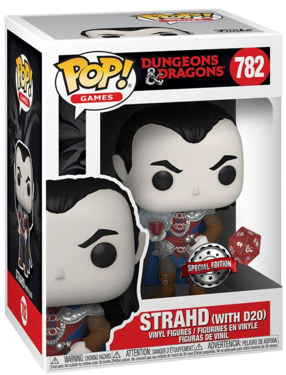 Фигурка Funko POP Games: Dungeons & Dragons – Strahd With D20 Exclusive (9,5 см)
