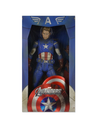 Фигурка NECA Avengers – Captain America (Battle Damaged) (46 см)