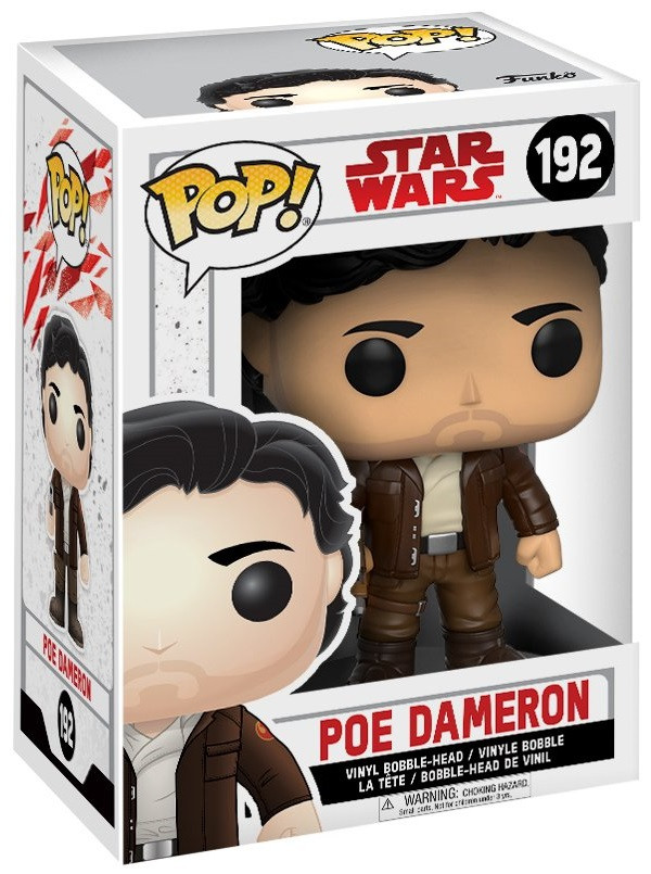 Фигурка Funko POP: Star Wars: The Last Jedi – Poe Dameron Bobble-Head (9,5 см)
