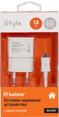    Belsis BS1407 1 USB 1 A + - microUSB ()