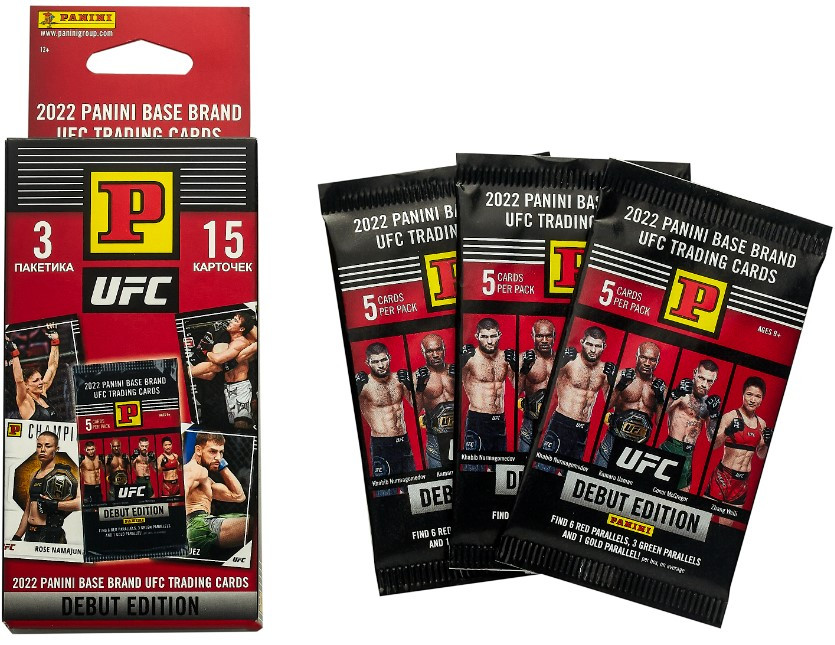 Блистер с карточками UFC 2022 (3 набора)